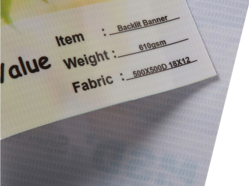 610 г/м2 Печатные ламинированные гибкие баннеры с подсветкой 610 г/м2 Печатные ламинированные гибкие баннеры с подсветкой